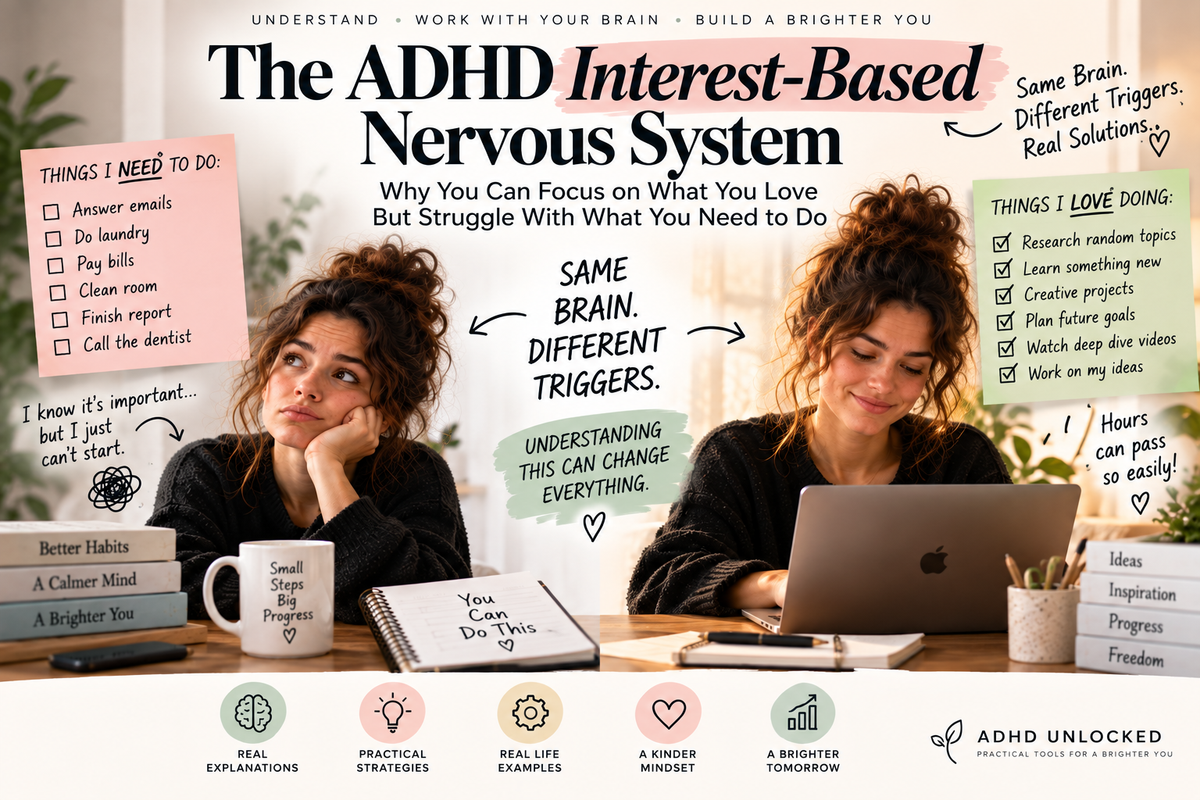The ADHD Interest-Based Nervous System: Why Interest Can Change Everything